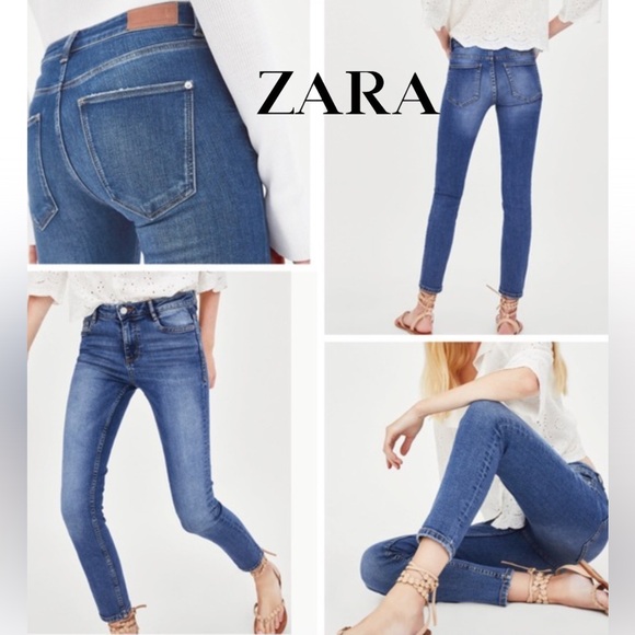 Zara Women's Blue Jeans - Picture 1 of 10